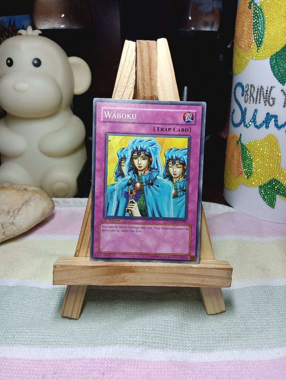 Waboku SDZW-EN026 1st Edition Yu-Gi-Oh Zombie World 1996 Editon